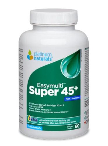 Platinum Natural Super Easymulti 45+ for Men, Softgels