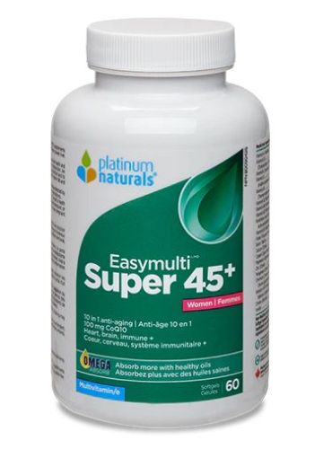 Platinum Natural Super Easymulti 45+ for Women, Softgels