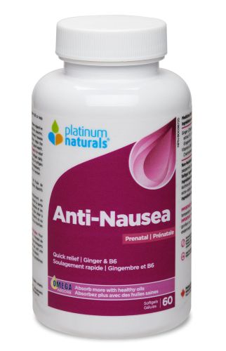Platinum Natural Prenatal Anti-Nausea, Softgels