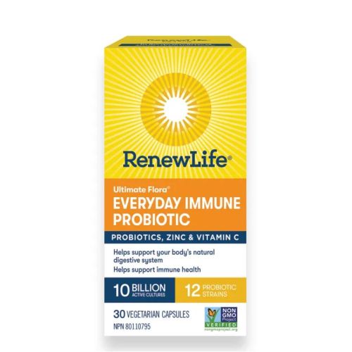 Renew Life Ultimate Flora® Probiotic Plus Immune Support, 30 Billion Active Cultures, 30 Capsules