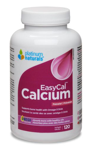 Platinum Natural Prenatal EasyCal Calcium, Softgels
