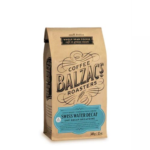 Balzac's Coffee Coffee Bean Stout Roast Swiss Water Decaf, 340g