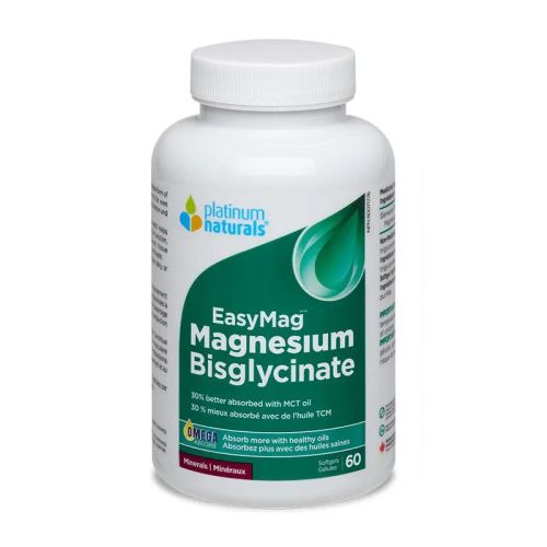 Platinum Natural EasyMag Magnesium Bisglycinate, Softgels