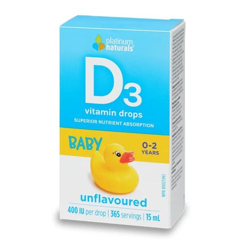 Platinum Natural Vitamin D3 Drops for Babies, 15ml