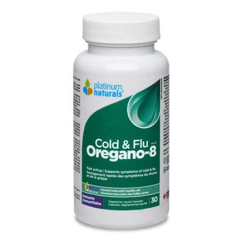 Platinum Natural Oregano-8 Cold and Flu, VLCaps