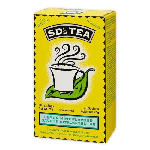 Platinum Natural SD's Tea Lemon Mint Flavour, 30 Sachets
