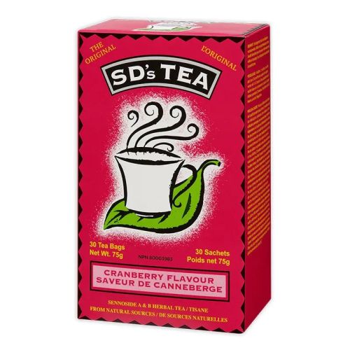 Platinum Natural SD's Tea Cranberry Flavour, 30 Sachets