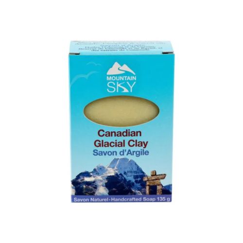 Mountain Sky Handcrafted Soap Bar, Canadian Glacial Clay, 135g