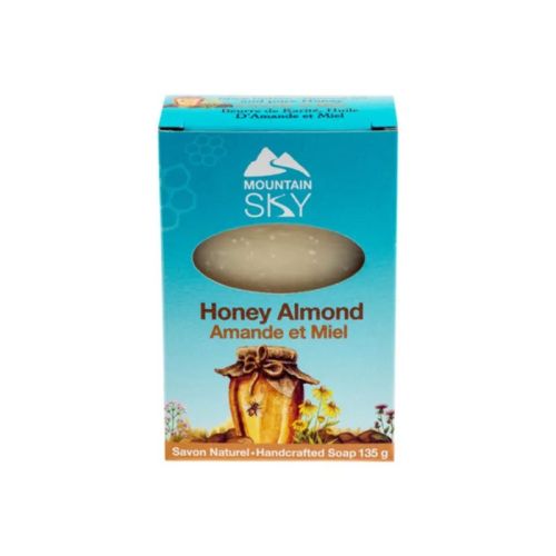 Mountain Sky Handcrafted Soap Bar, Honey Almond, 135g
