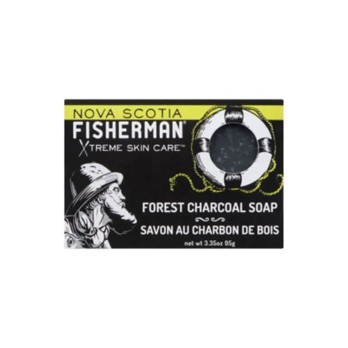 Nova Scotia Fisherman Bar Soap, Forest Charcoal (gluten-free/vegan), 95g