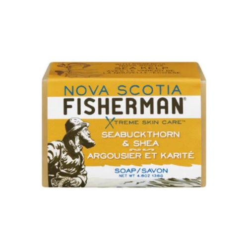 Nova Scotia Fisherman Bar Soap, Seabuckthorn & Shea (gluten-free/vegan), 136g