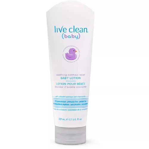 Live Clean - Baby Lotion, Soothing Oatmeal Relief, 227ml