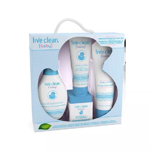 Live Clean - Diaper Bag Essentials Gift Set, 4ct