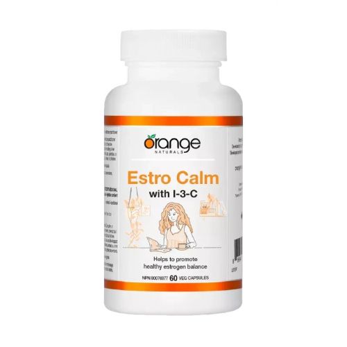 Orange Naturals Estro Calm with I-3-C, 60 Capsules