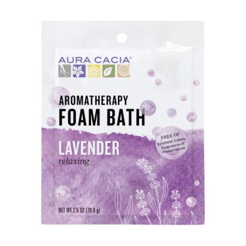 Aura Cacia Foam Bath, Lavender (Relaxing) (sachet), 70.9g