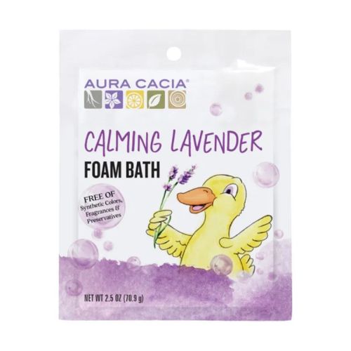 Aura Cacia Foam Bath, Kids, Calming Lavender (sachet), 70.9g
