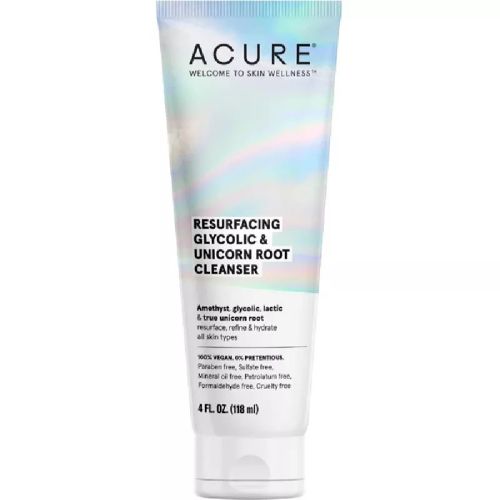 Acure Resurfacing Glycolic and Unicorn Root Cleanser (vegan) 118ml