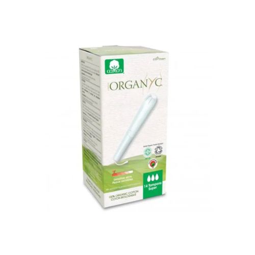 Organyc Tampons w/Applicator, Super, Organic Cotton, 14ct*