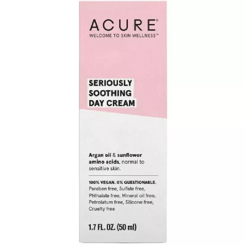 Acure Seriously Soothing Day Cream, Argan Oil and Sunflower Amino Acids (vegan) 50ml