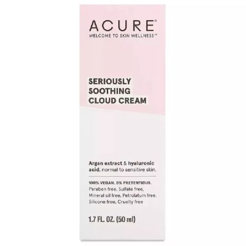 Acure Seriously Soothing Cloud Cream, Argan Extract and Hyaluronic Acid (vegan) 50ml