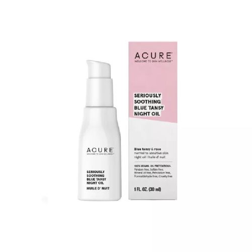 Acure Seriously Soothing Night Oil, Blue Tansy and Rose (vegan) 30ml