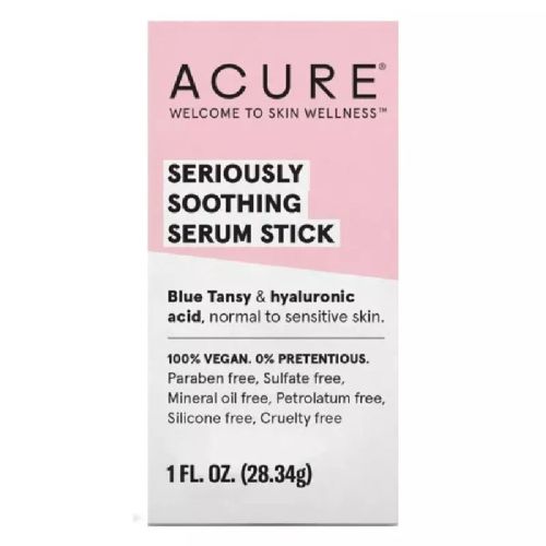 Acure Seriously Soothing Serum Stick, Blue Tansy and Hyaluronic Acid (vegan) 28.34g