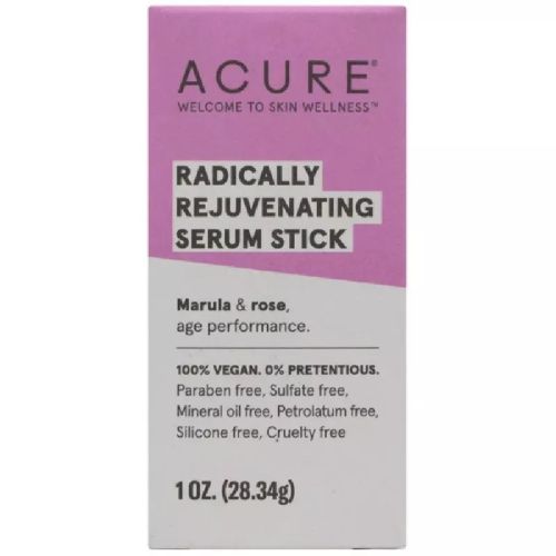 Acure Radically Rejuvenating Serum Stick, Marula and Rose (vegan) 28g