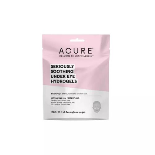 Acure Seriously Soothing Under Eye Hydrogels, Blue Tansy and Arnica (vegan) 12x7ml