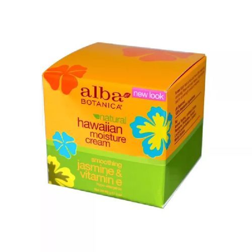 Alba Botanica Hawaiian Moisture Cream, Smoothing Jasmine and Vitamin E 85g