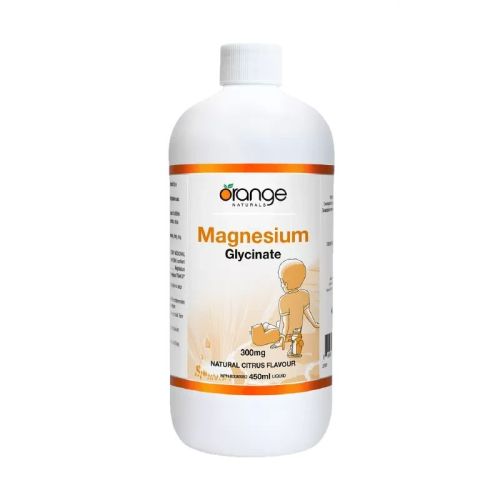 Orange Naturals Magnesium Glycinate Liquid, 450ml