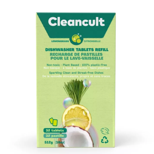 Cleancult Dishwasher Tablet - Lemongrass