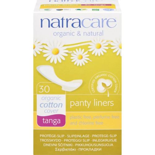 Natracare Panty Liners, Organic Cotton Cover, Tanga, 30ct