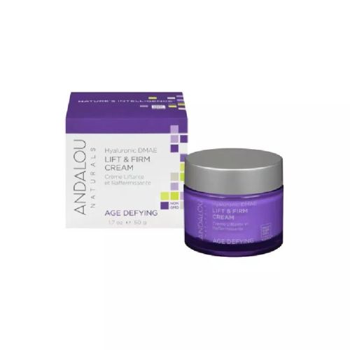 Andalou Age Defying, Hyaluronic DMAE Lift and Firm Cream (gluten-free/NGM/vegan) 50g