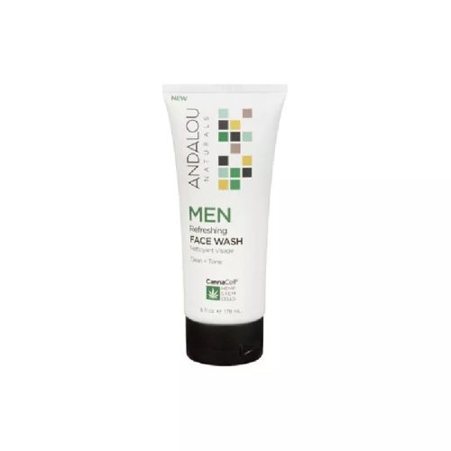 Andalou MEN CannaCell, Refreshing Face Wash (gluten-free/NGM/vegan) 178ml