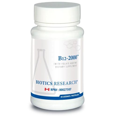 Biotics Research B12-2000 Lozenges, 60 lozenges
