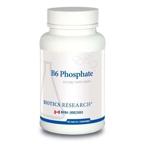 Biotics Research B6 Phosphate, 100 Tablets
