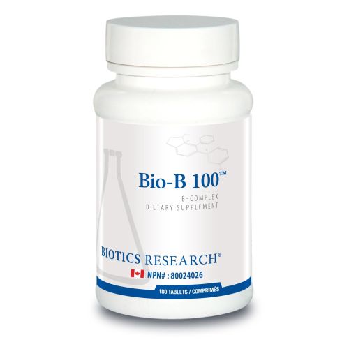 Biotics Research Bio-B-100 (NON YEAST DERIVED) , 180 Tablets