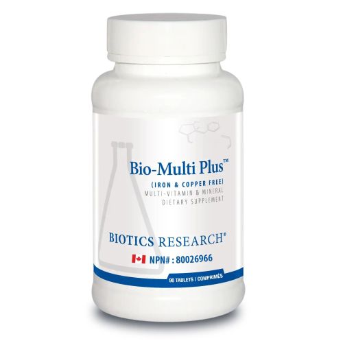 Biotics Research Bio-Multi Plus (Iron & Copper Free), 90 Tablets