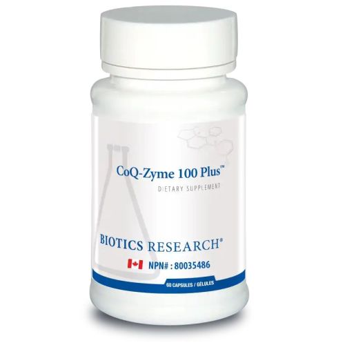 Biotics Research CoQ-Zyme 100 Plus ~ Micro-Emulsified, 60 Capsule