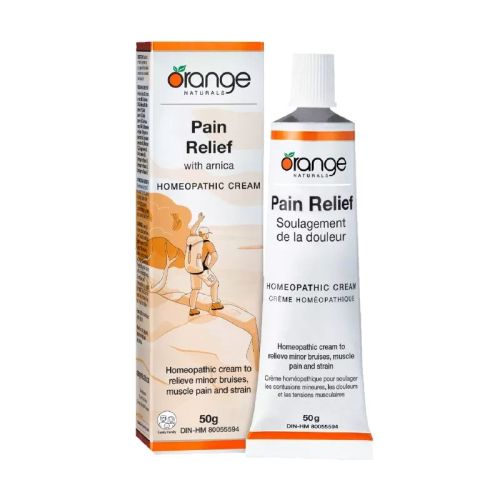 Orange Naturals Pain Relief Cream with arnica, 50g