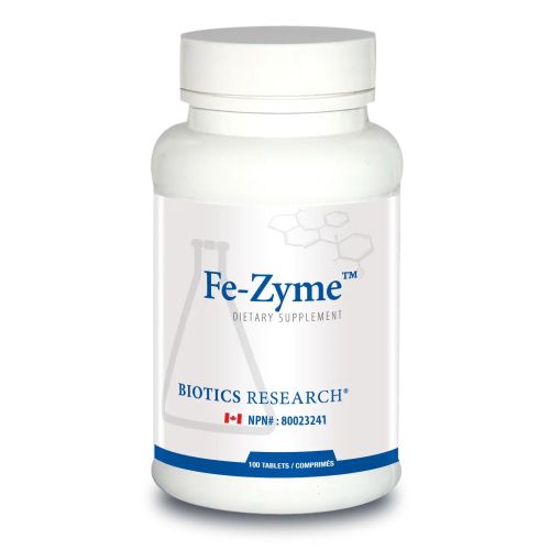 Biotics Research Fe-Zyme, 100 Tablets