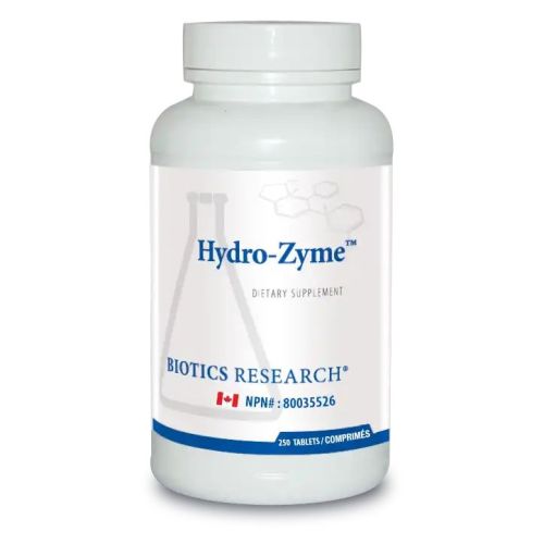 Biotics Research Hydro-Zyme (HCl & Enzymes), 250 Tablets