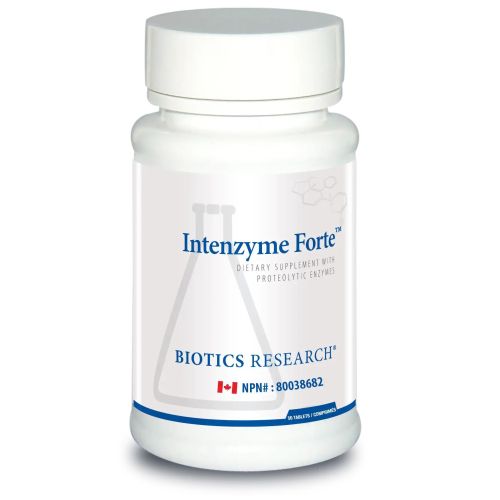 Biotics Research Intenzyme Forte (Trypsin & Alpha Chymotrypsin), 50 Tablets