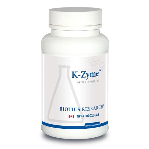 Biotics Research K-Zyme, 100 Tablets
