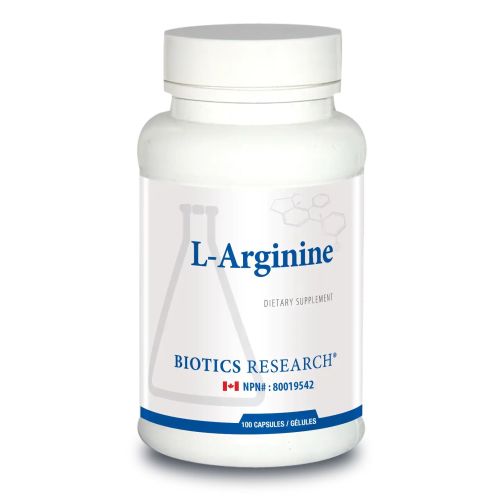 Biotics Research L-Arginine, 100 Capsules
