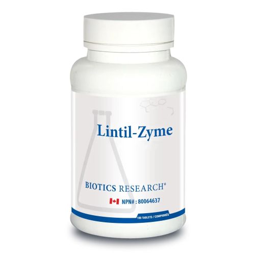 Biotics Research Lintil-Zyme, 100 Tablets