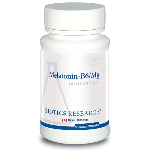 Biotics Research Melatonin-B6/Mg, 60 Tablets