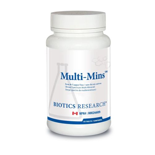 Biotics Research Multi-Mins (Iron & Copper Free), 120 Tablets
