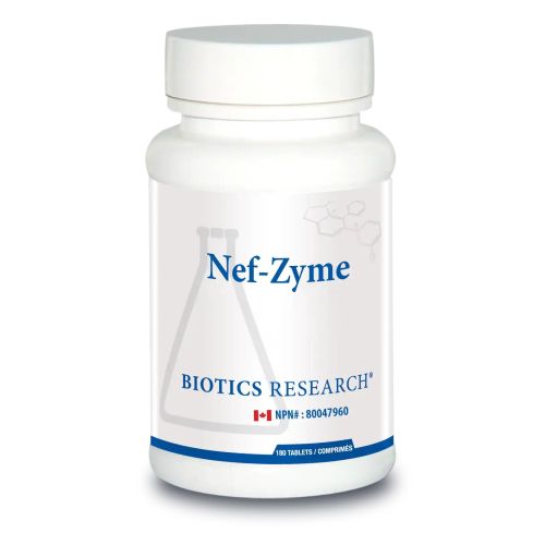 Biotics Research Nef-Zyme, 180 tablets
