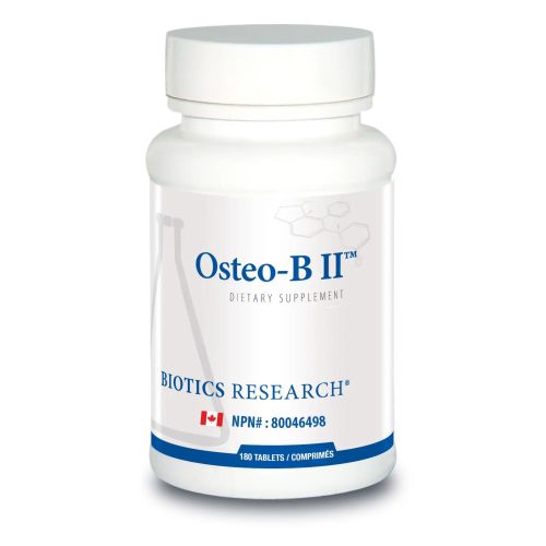 Biotics Research Osteo-B II 1:1 cal/mag Ratio, 180 Tablets